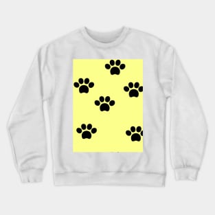 Paw pattern Crewneck Sweatshirt